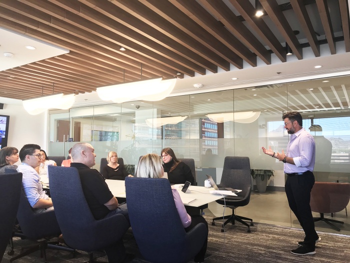 Working at NexMetro Gallery Photo